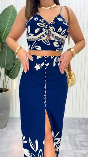 Conjunto Cropped + Saia