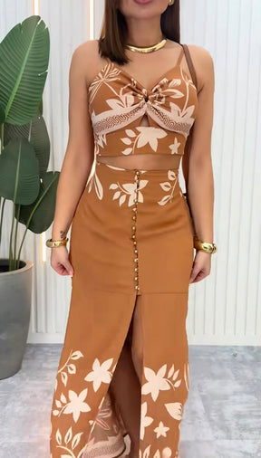 Conjunto Cropped + Saia